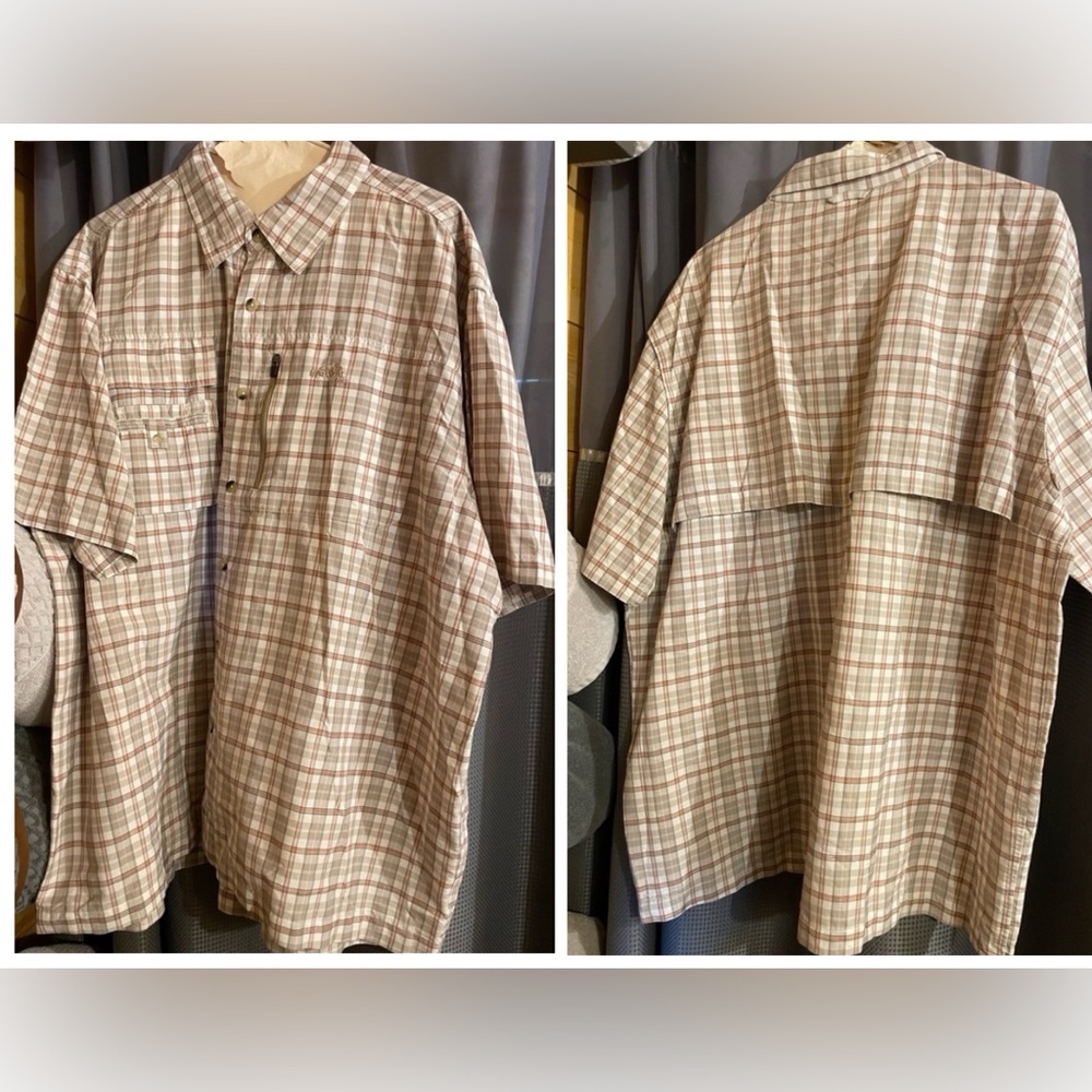 Vented Sportsman’s Fishing Golf Shirt by Natural Gear